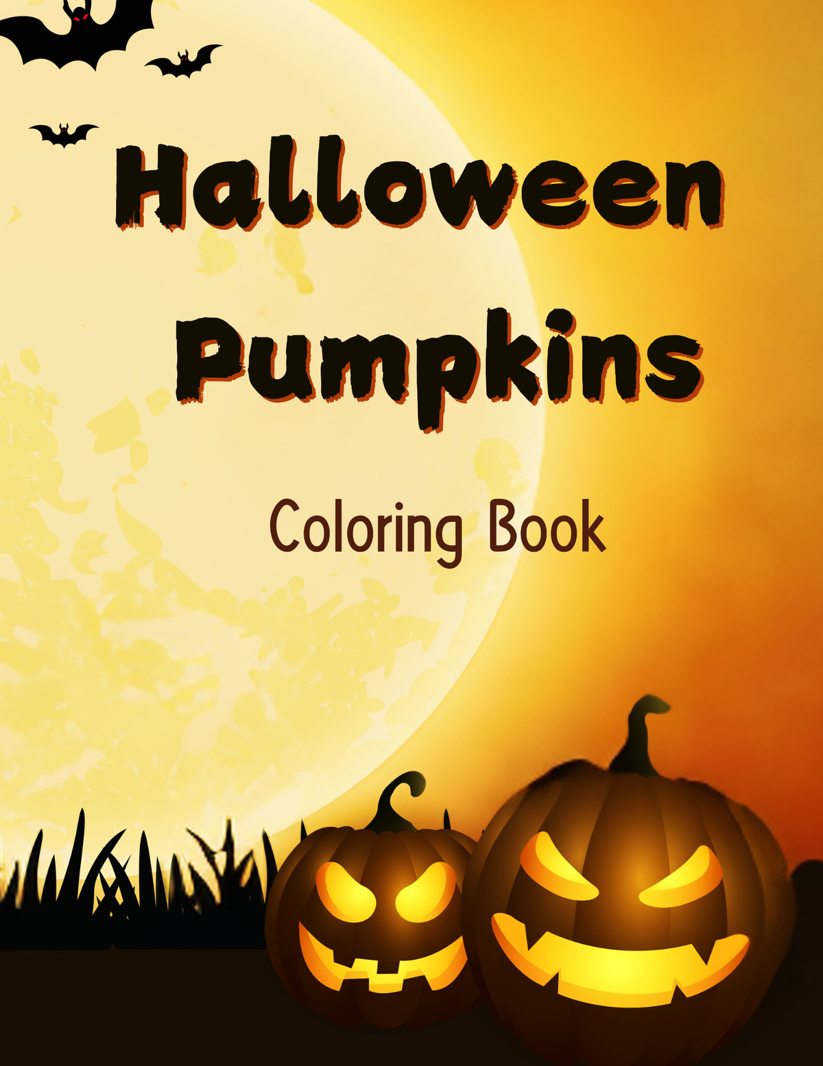 Halloween Pumpkins Coloring Book