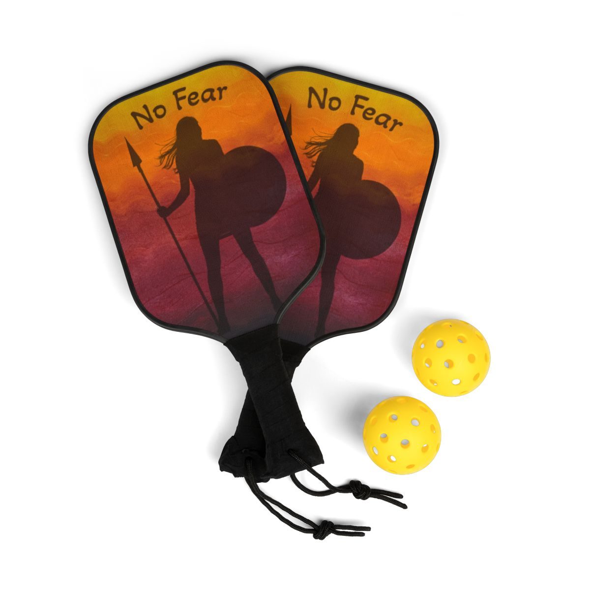 Female Warrior Pickleball Paddle Set